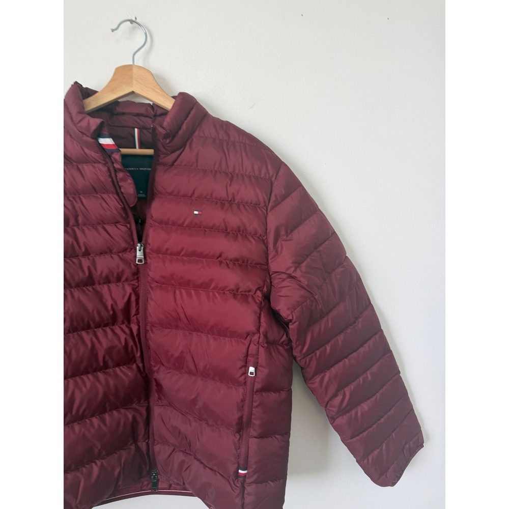Tommy Hilfiger Men's/Unisex Red Puffer Coat – Size Small – NWT - Picture 2 of 5
